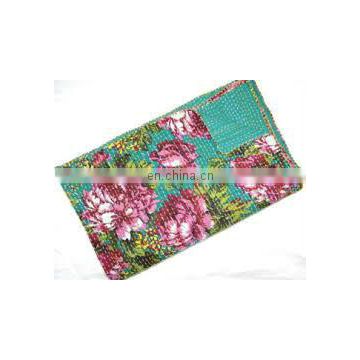 buy handmade floral kantha quilt RV5