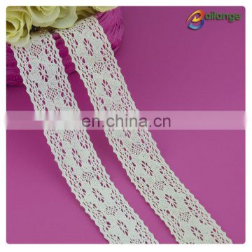 100% Cotton material dress custom lace for blouse in 2016