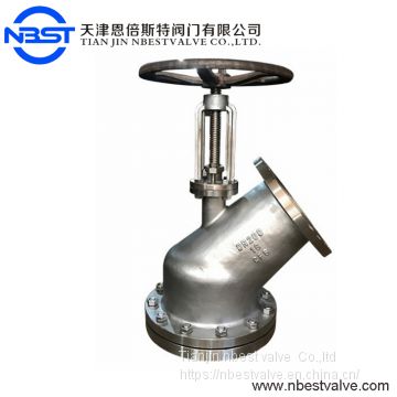DN300 Stainless Steel SS304 Angle Manual Globel Valve