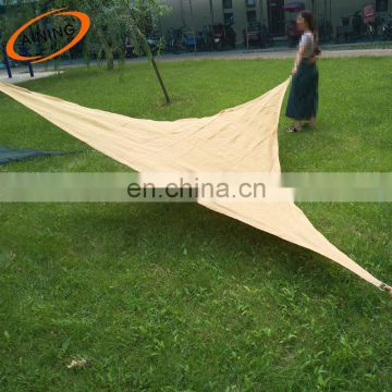 UV Stabilized sun shade sail with poles 3*3 m/4*4 m