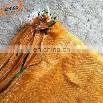 50*80cm Factory Wholesale PP mesh bags for onions india with drawstring