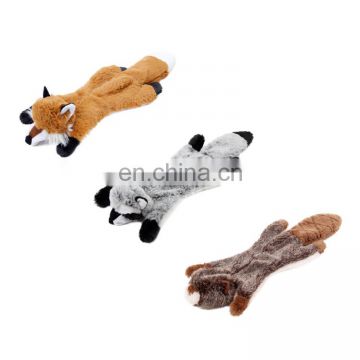 Durable No Stuffing Soft Plush Pet Dog Toy Squeakers Wholesale