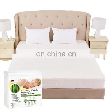 Best china manufacturer custom bamboo cotton terry or tencel tricot jacquard fabric waterproof quality mattress protector