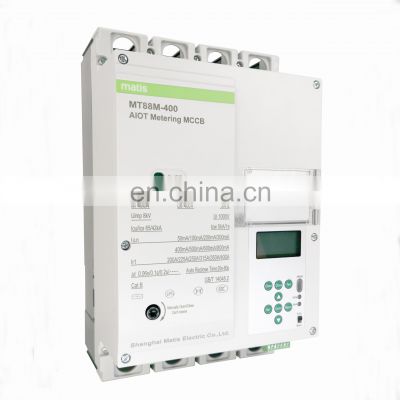 Factory direct sales Matis MT88M 400a 4 pole 3 phase 220v circuit breaker mccb with RS485 protocol