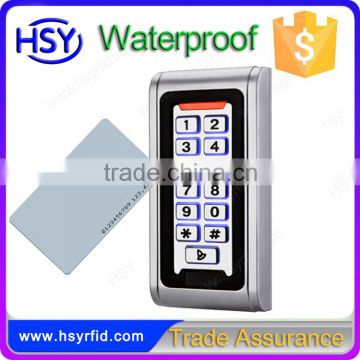 2000 smart card user EM 125KHZ RFID reader single door controler wih key board