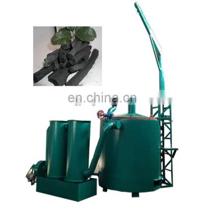 Coconut Charcoal Process Carbonization Furnace To Carbonize Rice Husk Wood Log Charcoal