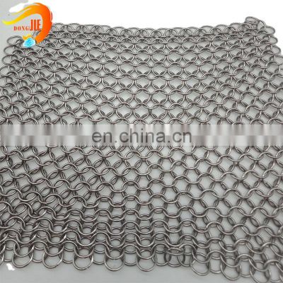 High quality decorative stainless steel metal ring mesh curtain