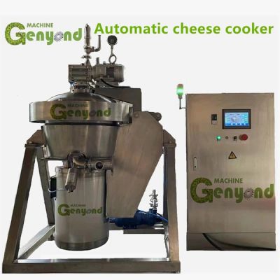 Cheese melting cooking machine for processed cheese