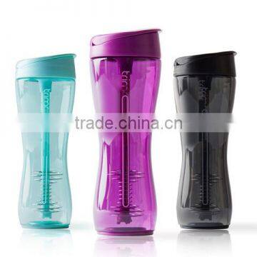 2015 irregular Shaker Cup Water shaker Bottle gym bottle with Straw & Chug Spout 24oz Mixer Protein Blender cups of plastic