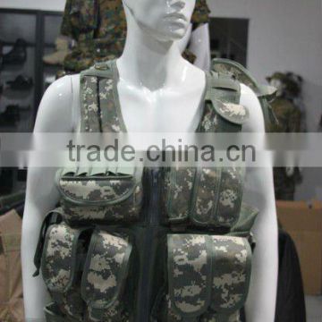 Digital gray camo. Genuine tactical vest for army