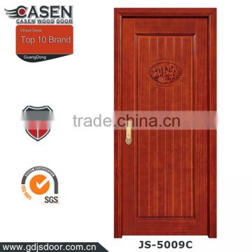 2016 hot sale low-cost painting wood veneer doors skin for interior used with nice flower carving