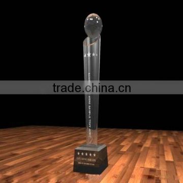 Customized acrylic imitation crystal trophy components