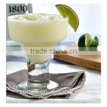 The Newest Product Handmade Customized Margarita Glass with Thick Stem