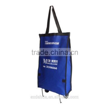 Folding Promotional Products shopping Trolley Bags For Exhibition
