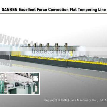 Horizontal Force Convection Tempered Glass Furnace