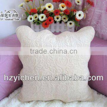 Soft sofa cushion/ rose design cushion