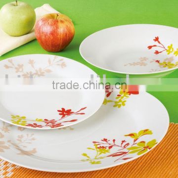 18pcs Porcelain plate set - porcelain tableware