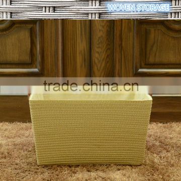 Wholesale PP Straw Storage Bakset For Bedroom Decorate