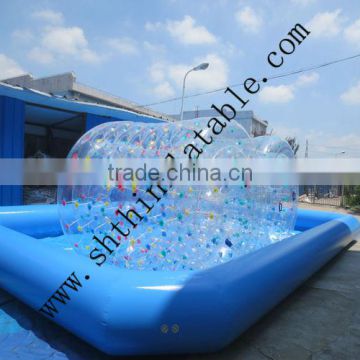 2014 best quality inflatable hamster ball pool