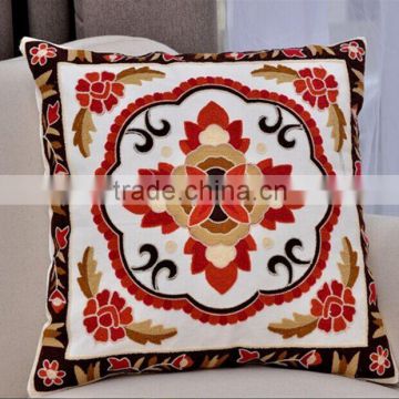 cotton cushion covers, handmade canvas towel embroidery decorative covers