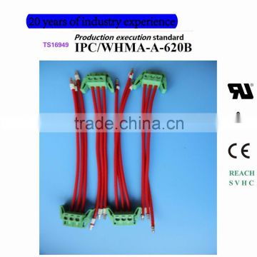 Custom terminalblock(Crimping+assembly) PCB wiring harness