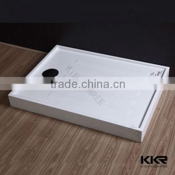 KKR square natural resin stone show tray