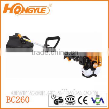 0.6kw petrol brush cutter with metal balde and nylon cutter