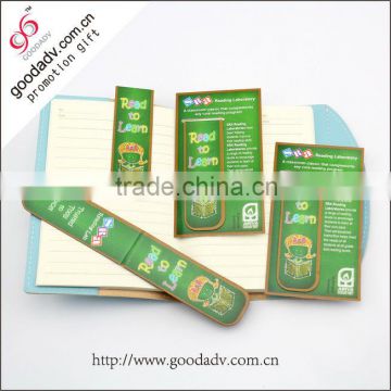 Any pattern printing folding bookmark clip own design magnetic bookmark                        
                                                Quality Choice