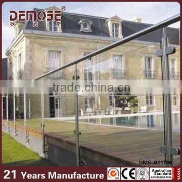 Interior Frameless Tempered Glass Railing with China suppliers
