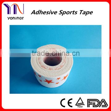 Fashionable printed cotton sports tape CE certificated