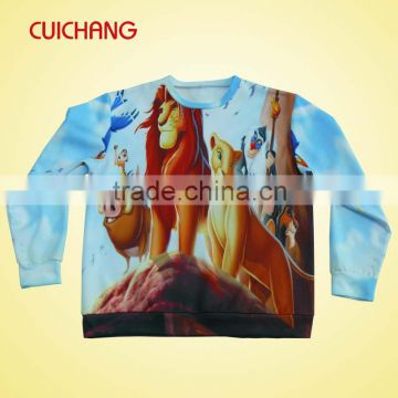 2014 custom printed dye sublimation sweatshirt
