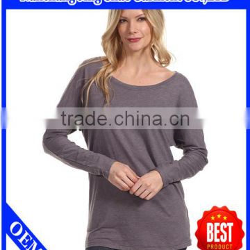 Custom wholesale loose women t shirt in bulk