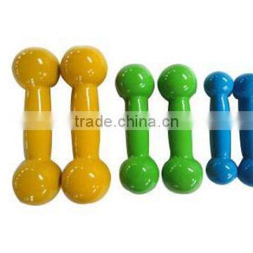 Colored round vinyl dumbbell