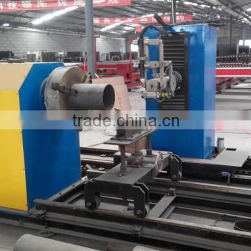 3-5 axis cnc steel pipe profile plasma and flame cutting machine