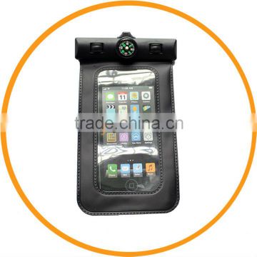 Compass Sport Swiming PVC Waterproof Phone Case for HTC ONE X Black from Dailyetech CE ROHS IPX6 Certificate