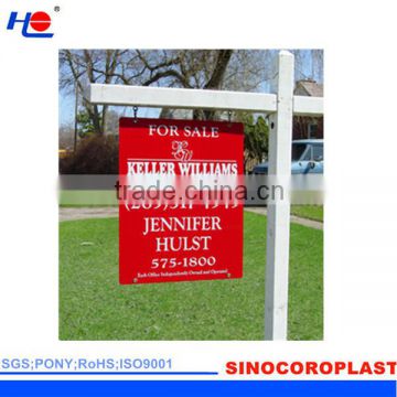plastic convenient to move pp coroplast odorless signboard