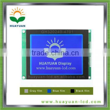 graphic 320x240 lcd with grey black blue background lcd module