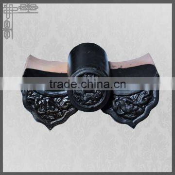 ceramic roof material black color for Australia gardens and Chinese restaurant