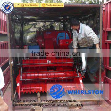 Whirlston 2016 Hot sale in FIJI middle rice soybean grain harvester machine