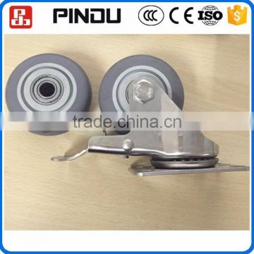 adjustable small nylon wheels caster for heavy furniture