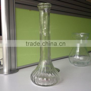 Wholesale alibaba cheap tall glass vase for decoration