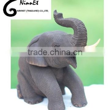 Wood Carved Elephant from Thailand