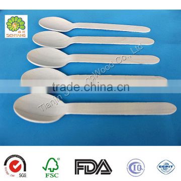 chinese wooden disposable airline hotel cutlery spoon fork knife