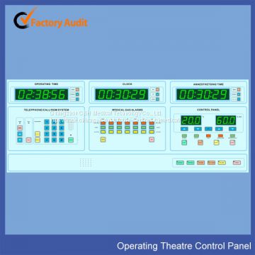 Central Operating Room Control Panel for Operating Room Intercom Communicating