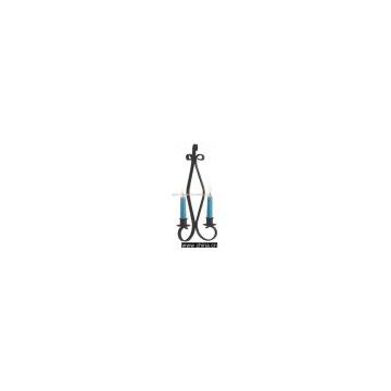 Wrought Iron Double Candle Sconce  LMCH-3018