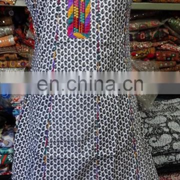Indian printed cotton kurti kurta long top & tunic