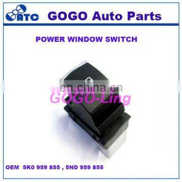 GOGO POWER WINDOW SWITCH for Car OEM 5K0 959 855 , 5ND 959 855