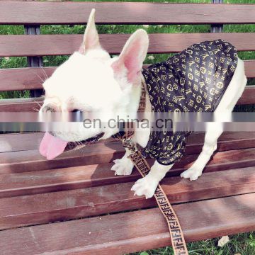 Luxury pet clothes Dog jacket popular logo famous brand teddy Casual dog jacket