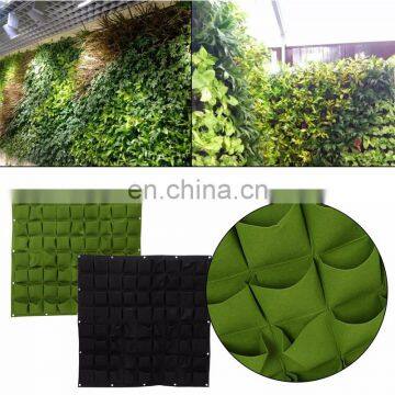 7-Pocket Wall Garden Hanging Vertical Planting Grow Bags Felt Planter