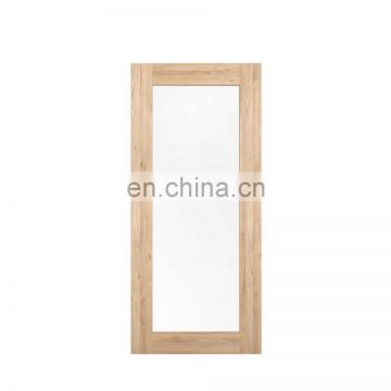 Large size wall mounted mirror oak framed wooden mirrors